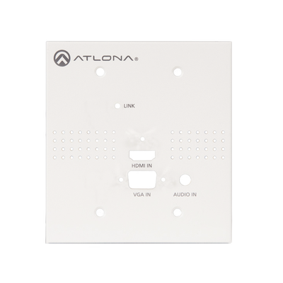 Placa frontal en blanco para conmutadores de placa de pared serie HDVS