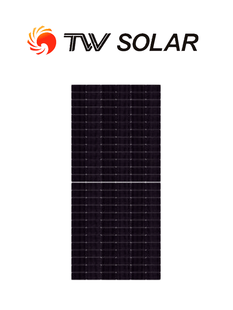 TW SOLAR TWMND - N-type Half-cell  Bifacial Module  - Módulo Solar 615W / Marco de aleación de aluminio anodizado / 132 Celdas / Capa Antireflejo / Protección IP68 #SOLAR