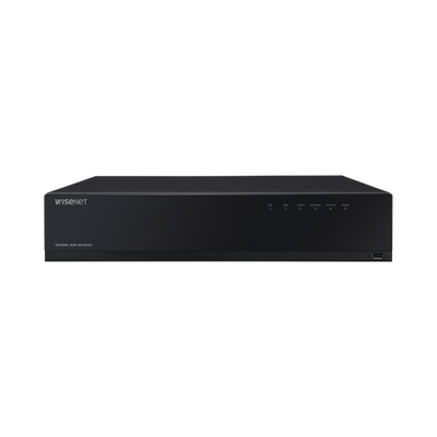 NVR de 12 Megapíxel sistema operativo Ubuntu Linux / Hasta 16 canales / 8TB Incluidos / 16 puertos PoE+ / H.265 & WiseStream / E/S de alarma / Incluye 1 Licencia de 4 canales