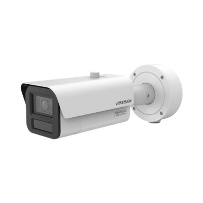 Bala IP 4 Megapixel / Lente Mot. 2.8 - 12 mm / 60 mts IR EXIR / 2 Analiticos Simultaneos / DeepinView / 2 Micrófonos Integrados / SSD Integrado 1 TB / IP67 / IK10 / H.265+ / WDR 150 dB / Captura Facial / Búsqueda por Atributos / Micro SD