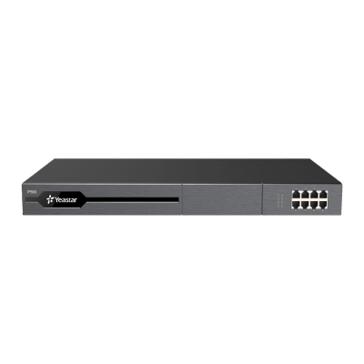 Conmutador Enterprise modular yeastar 100 extensiones,30 llamadas simultaneas, Hasta 8 puertos fxo/fxs con modulo de expansion, hasta 200 extensiones y 60 llamadas simultaneas con modulo de expansion D30, soporte E1 con modulo de expansion EX30