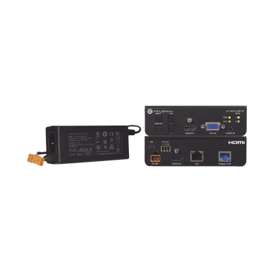 HDMI (2 INPUT) PLUS VGA SWITCHER ;  CONTROL ;  AND HDBASET OUTPUT (100 M) W/POWER SU 