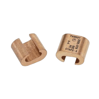 Conector de compresión tipo C StructuredGround CTAP2-2-X, 4 AWG, 1pz