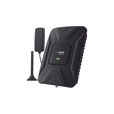 KIT de Amplificador de Señal Celular, DRIVE X Para Vehículo | Soporta y Mejora la Señal Celular 4G LTE y 3G de cualquier Operador | Multiusuarios, ideal para cualquier tipo de Vehículo de Pasajeros, Camionetas, Pick up, Barcos,