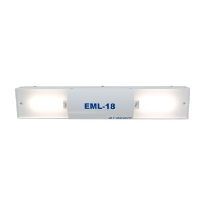Lámpara Fluorescente de Respaldo 18 W con Cargador Inteligente.