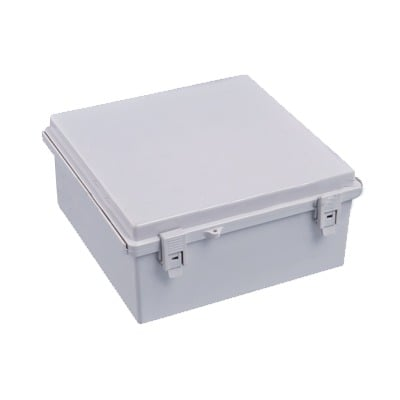 Gabinete Plástico para Exterior (IP65) de 285 x 285 x 155 mm Cierre por Broche. 