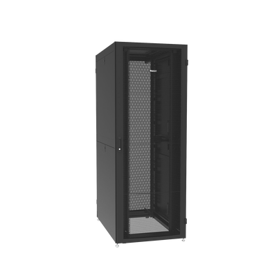 Gabinete Net-Verse para Centros de Datos, 45UR, 800mm de Ancho, 1000mm de Profundidad, Fabricado en Acero, Color Negro 