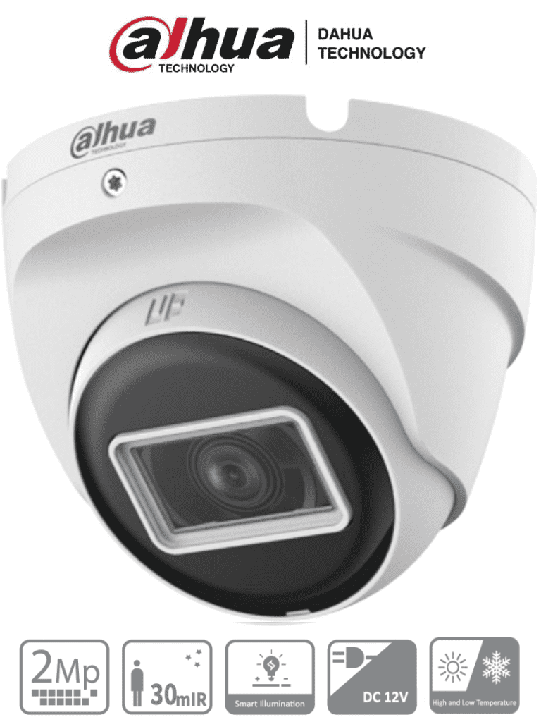 DAHUA HAC-T2A21N-U-28 - Camara Domo de 2 Megapixeles/ 1080p/ Lente 2.8 mm/ 100 Grados de Apertura/ IR de 30 Metros/ Metalica/ IP67 /  Soporta: CVI/TVI/AHD/CVBS/ #VolDH #DAHQ1M #VFL