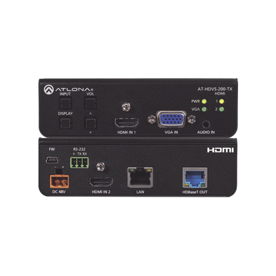 HDMI (2 INPUT) PLUS VGA SWITCHER ;  CONTROL ;  AND HDBASET OUTPUT (100 M) 