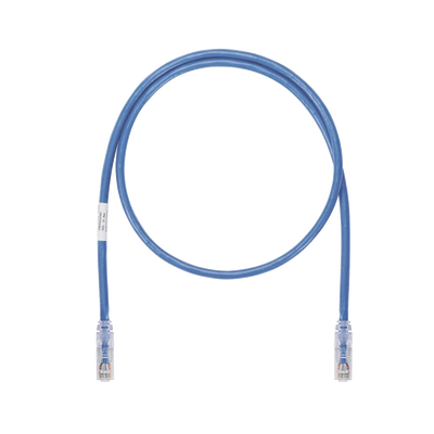 Cable de Parcheo UTP, Cat6A, 26 AWG, CM, Color Azul, 7ft