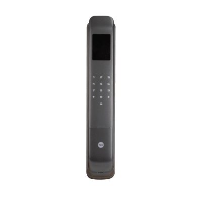 Cerradura Digital Cornelius MX83424 / Reconocimiento Facial 3D / Sensor de Huella con IA / 100 Huellas + 20 Face ID / 100 Tarjetas de Proximidad / Doble Verificación / Bloqueo Automático / Modo Niños / IP54 / Aleación de Alumin