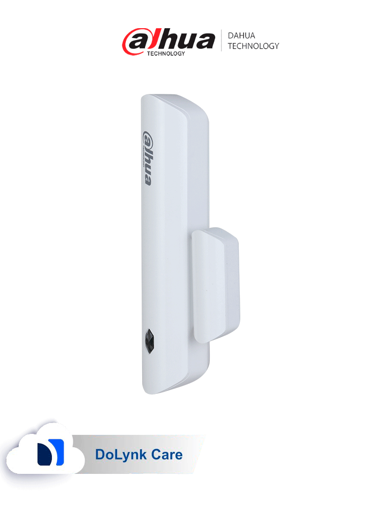 DAHUA DHI-ARD323-W2(S) - Contacto Magnético Inalámbrico Interior/ Diseño Compacto/ 1 Entrada de Contacto Seco / Led Indicador / Alarma de Batería Baja / Detección de Intensidad de Señal / Función de Salto de Frecuencia/ #Alarmasdahua #MAYAL #AMYV