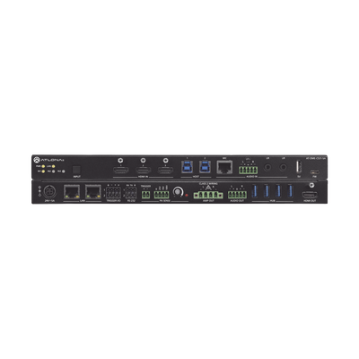 Switch Matriz Omega 3 Entradas HDMI y 1 Salida HDMI, amplificador mezclador y concentrador USB
