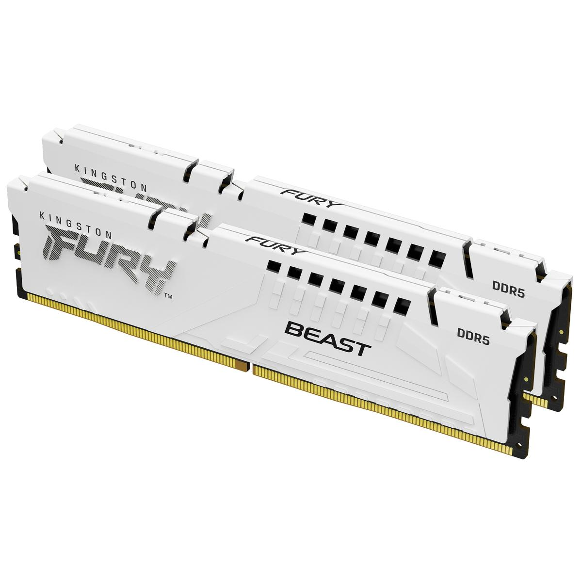 MEMORIA DDR5 KINGSTON FURYBBLANCO 32GB 6000MHZ EX K2 (KF560C36BWE2K2-32)