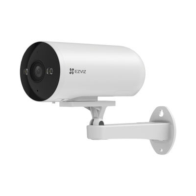 Cámara Exterior Inteligente Color Night Vision / (2K)  / AI Detección Humana y Vehicle / H.265 / Vision Nocturna a Color / IP67 / PoE / Audio Bidireccional / Luz y Sirena