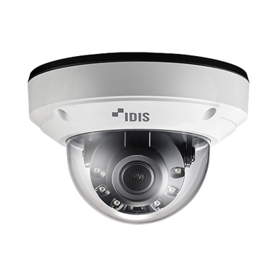  5MP IR DOME CAMERA /MOTORIZED LENS 2.7 - 13.5MM /  IDIS DEEP-LEARNING ANALYTICS (IDLA)