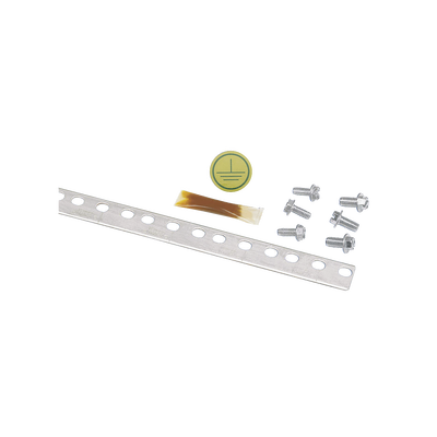 Kit de 10 Piezas de Barra Vertical para Tierra Física, de 2m de Largo, para Montaje en Rack