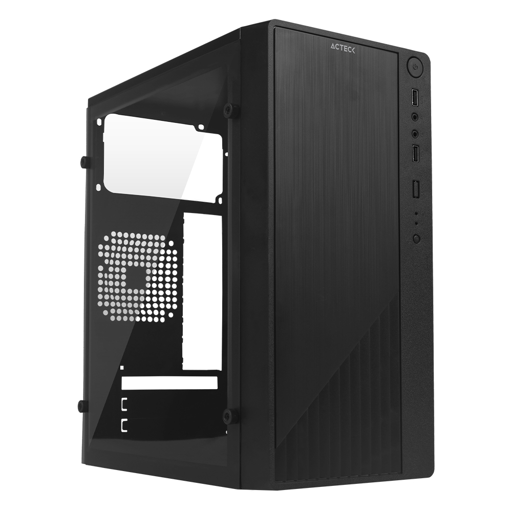 GABINETE ACTECK KIOTO GC220 M-ATX USB 2.0/500W ACRILICO AC-933063