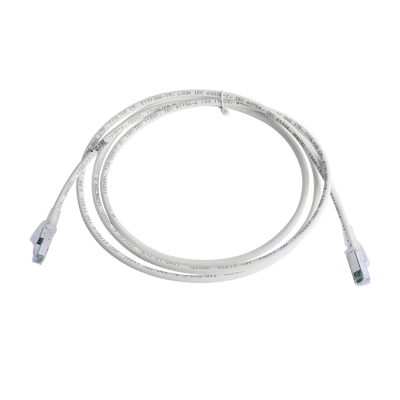 Patch Cord Z-MAX Cat6A S/FTP, CM/LS0H, 7ft, Color Blanco