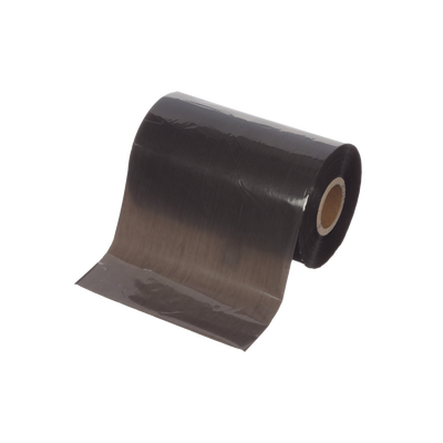 Cinta de Transferencia Térmica, Cera/Resina, color Negra, de 4.33" x 1181' (110 mm x 363 m).