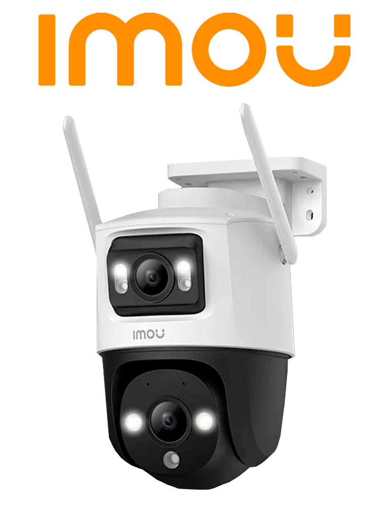 IMOU Cruiser Dual 8MP (IPC-S7XN-8M0WED) -  Cámara IP PT Wifi Dual de 8MP con lente fijo y PT de 3MP, visión nocturna de 30m, micrófono y altavoz integrados, audio bidireccional y inteligencia artificial #LoNuevo