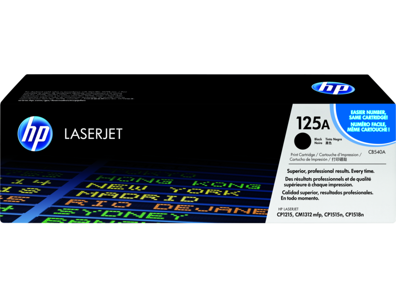 TONER HP 125A NEGRO PARA LASERJET CP1215 1515N CB540A