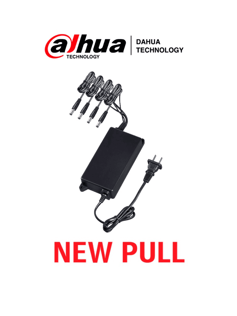 DAHUA FUENTEDEKIT - Fuente de Poder de 12vdc 1.5 Amperes - New Pull (Nueva sin Caja) 