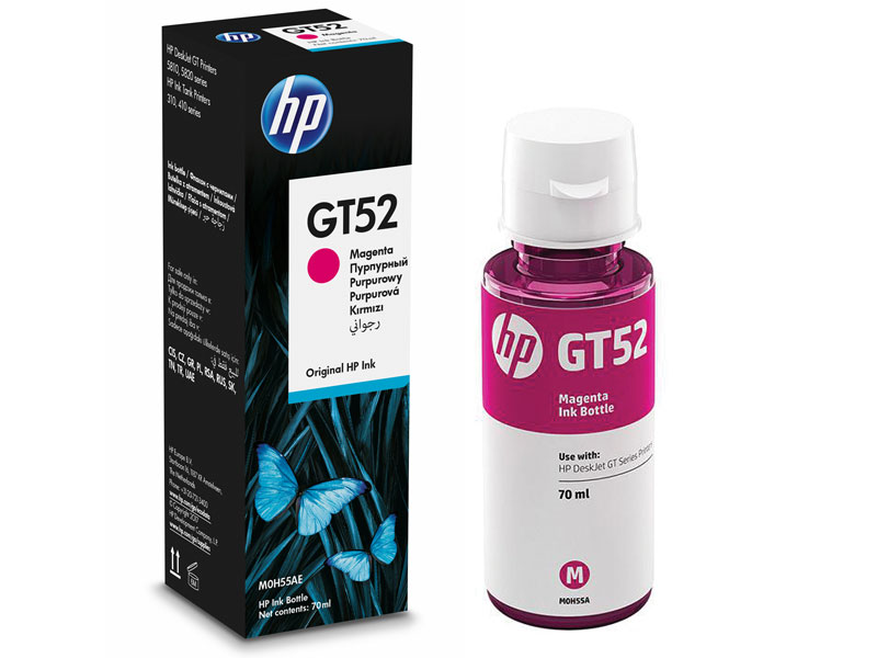 BOTELLA DE TINTA HP GT52 MAGENTA M0H55AL
