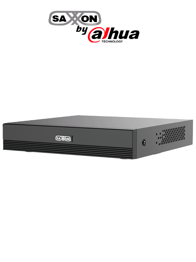 SAXXON SUA-XVR1E04-I- Video Grabador Dígital HDCVI/ Capacidad de 4 Canales HDCVI + 1 Canal IP/ Conversión Hasta 5 Canales IP/ Codificación Hasta 1080N/ Entradas & Salidas de Audio/ Onvif