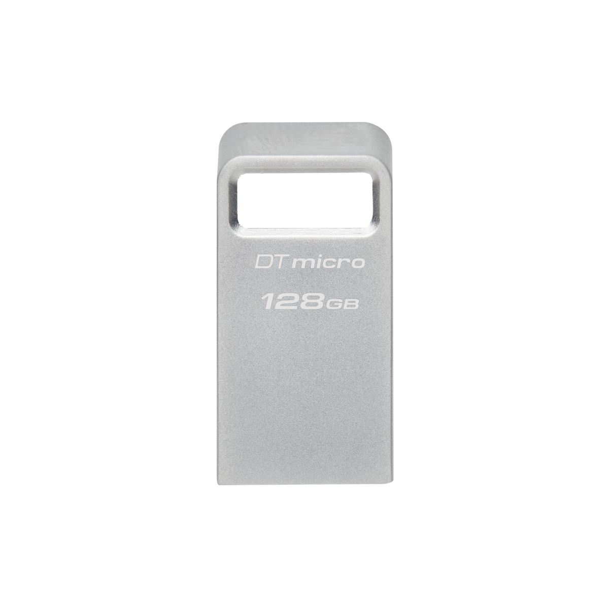 MEMORIA FLASH KINGSTON 128GB DTMICRO 3.2 GEN 1 METALICA (DTMC3G2/128GB)