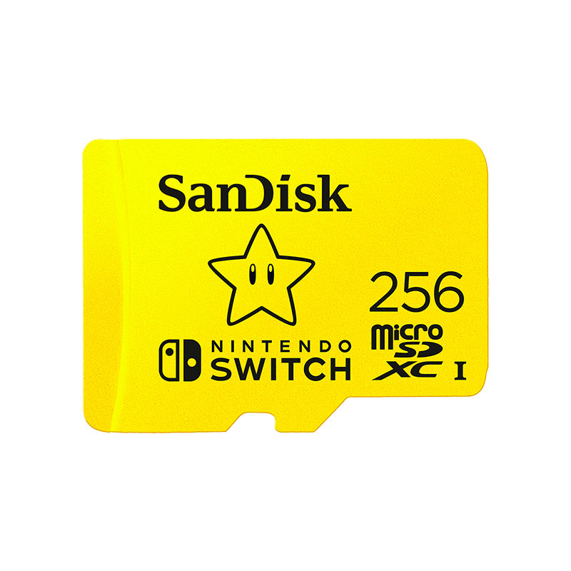 MEMORIA SANDISK MICRO SDXC NINTENDO SWITCH 256GB (SDSQXAO-256G-GNCZN)