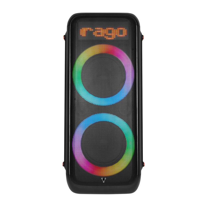BAFLE VORAGO DOBLE 10"*2 + 2"*2 120W-RMS BT TWS MICR. RECARGABLE HIFI