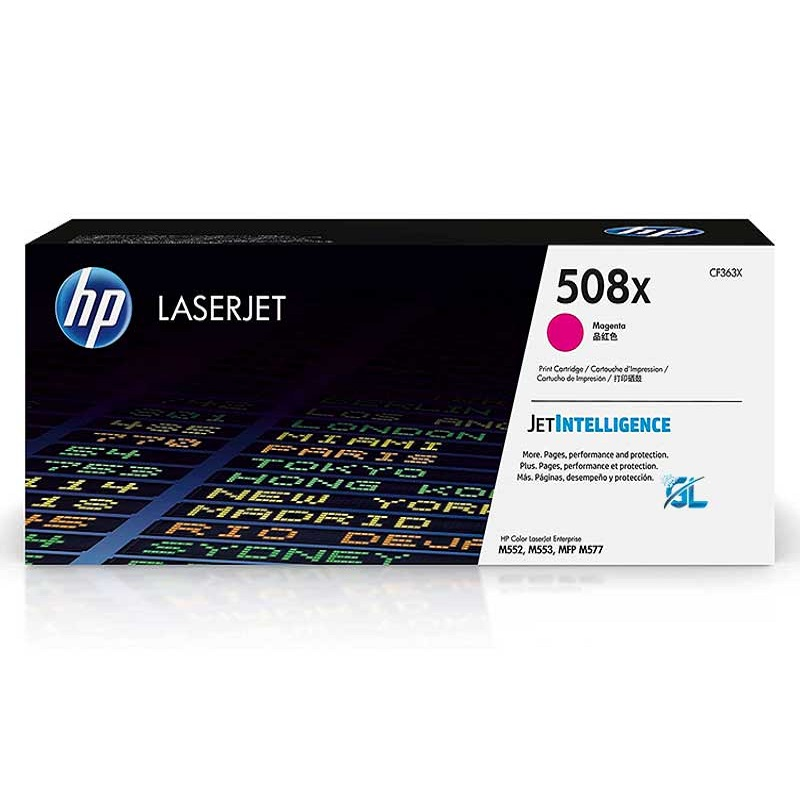 TONER HP 508X MAGENTA ALTO RENDIMIENTO LASERJET CF363X