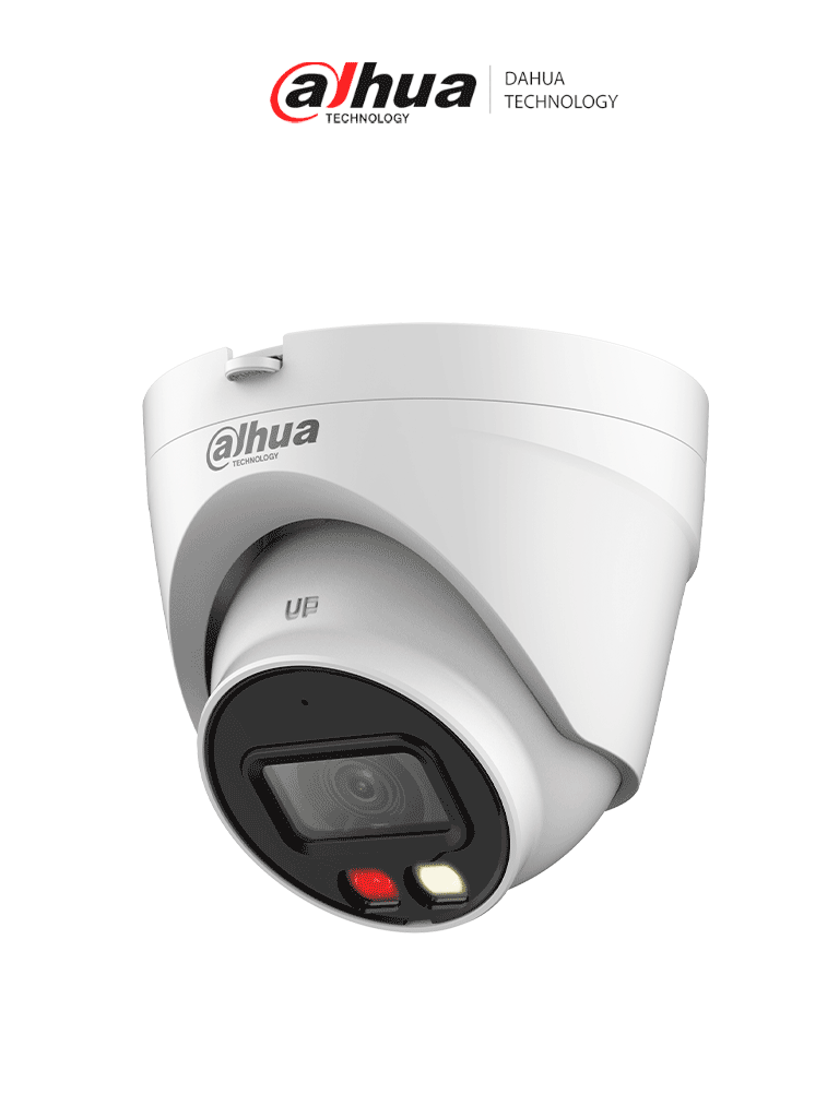 DAHUA DH-IPC-HDW1239VP-A-IL-0280B- Cámara IP Domo de 2MP / Iluminador dual/ Detección humana/  SMD/ Micrófono incorporado/ Lente 2.8 mm/  Led 30m/ IR 30m/ IP67/ PoE/#LoNuevo