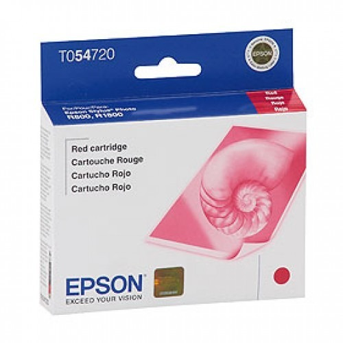 CA CARTUCHO EPSON R1800 ROJO STYLUS PHOTO T054720-AL