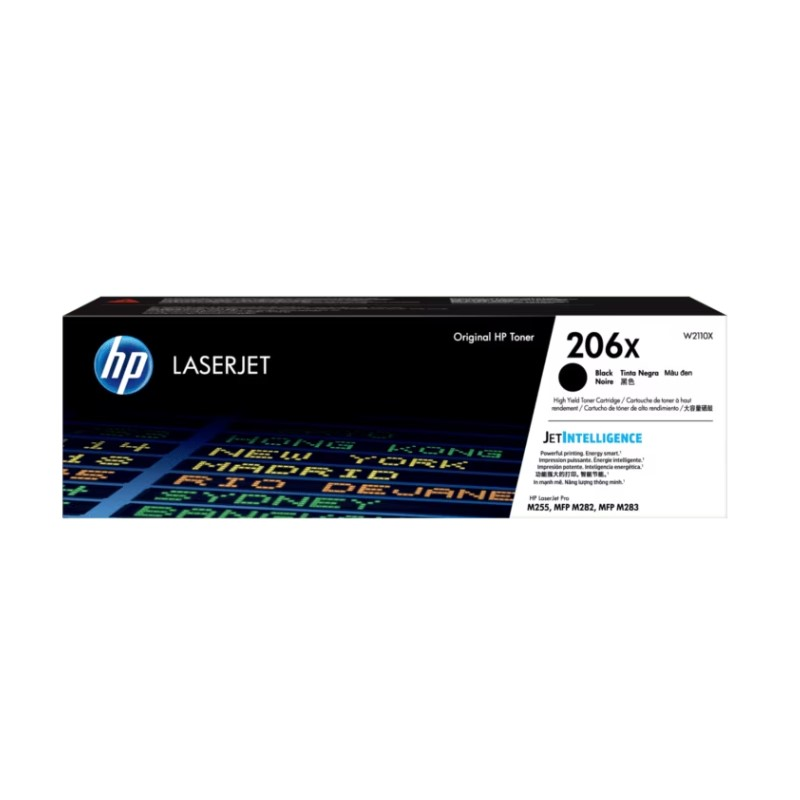 TONER HP 206X LASERJET NEGRO PARA PRO M255 W2110X