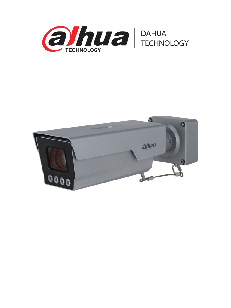 DAHUA ITC431-RW1F-IRL8 - Cámara IP LPR 4 MP/ Monitoreo inteligente del tráfico/detección de vehículos (tipo, color, marca)/ Iluminación 23 m–30 m/ Lente motorizado 10 mm–50 mm/ Captura hasta 180km/ IP67/ PoE/ IK10/ #LoNuevo