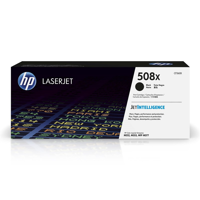 TONER HP 508X NEGRO ALTO RENDIMIENTO LASERJET CF360X