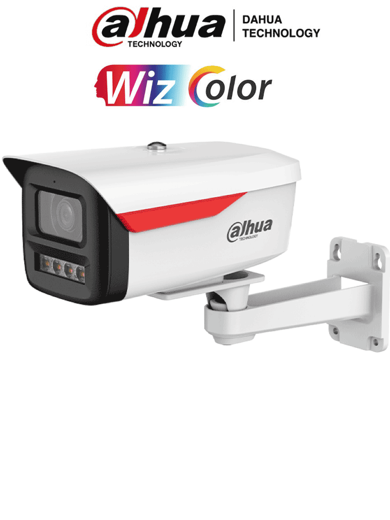 DAHUA DH-IPC-HFW2849M-S-B-PRO Cámara IP Bullet de 8MP / WizColor /WizSense/ equipada con IA/ SMD Plus/ Lente de 3.6 mm/ micrófono integrado/ Protección perimetral/ Ranura MicroSD, WDR real de 120 dB y PoE. Certificación IP67/ #LoNuevo #WIZD