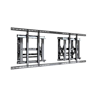 Soporte Estructural Modular para Pantallas | Altura Ajustable de 200 mm a 1600 mm | Ancho 600 mm | Profundidad 134 mm a 300 mm | Diseño Metálico | Montaje Ajustable | Compatible con Diferentes Tamaños de Pantallas