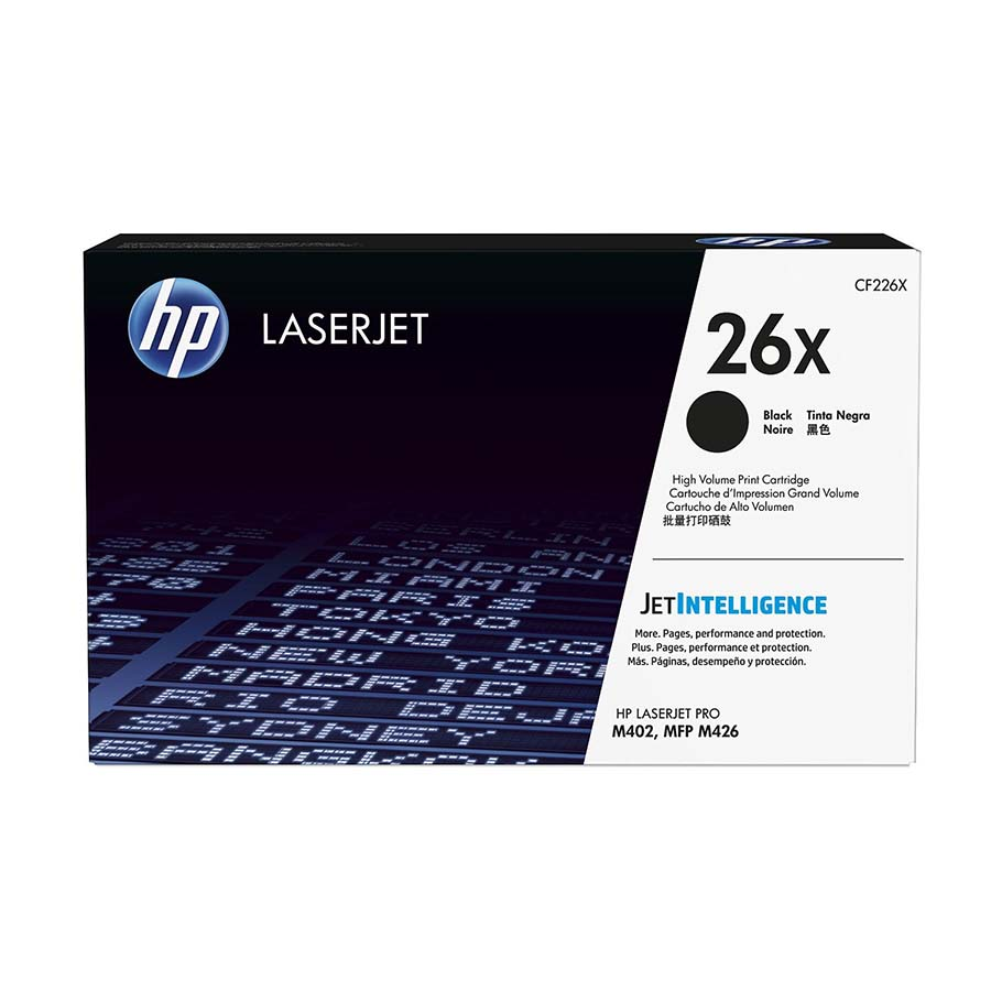 CARTUCHO HP 26X NEGRO ALTO RENDIMIENTO LASERJET PRO M402 M426 CF226X