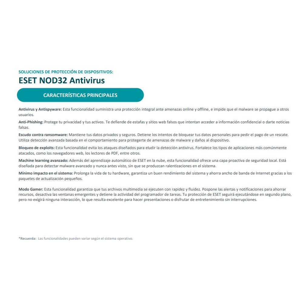 NOD32 1 LIC. 1 AÑO 2024 ESET ANT11