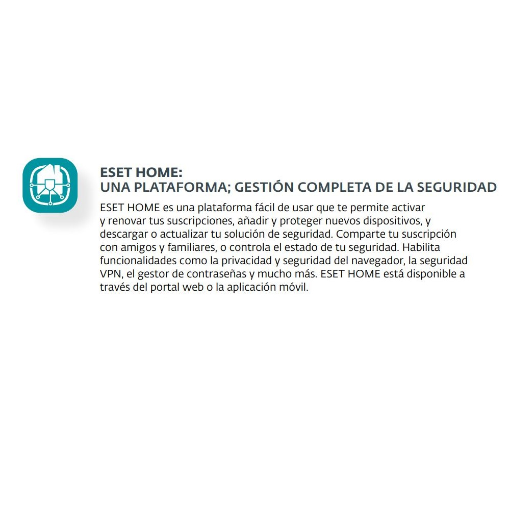 HOME SECURITY ESSENTIAL 1 LIC 1 AÑO ESET EHSE11