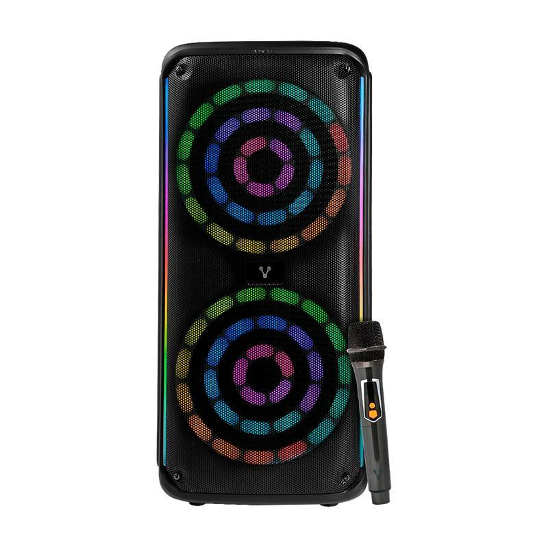 BAFLE VORAGO 2X8" BT 2X30WATTS RMS TECNOLOGÍA DSP/USB/MSD/3.5 MM/TWS 5 HRS (KSP-503)