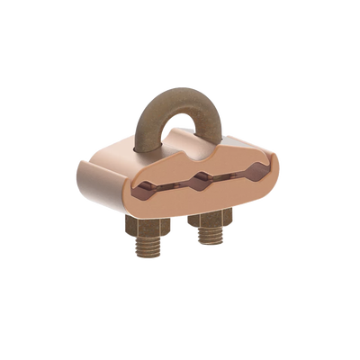 Conector Mecánico para 3 Cables para Calibre  4 AWG  - 2/0 AWG  a Tubería de 3/8" o Varilla 5/8" - 3/4" Perno 3/8".
