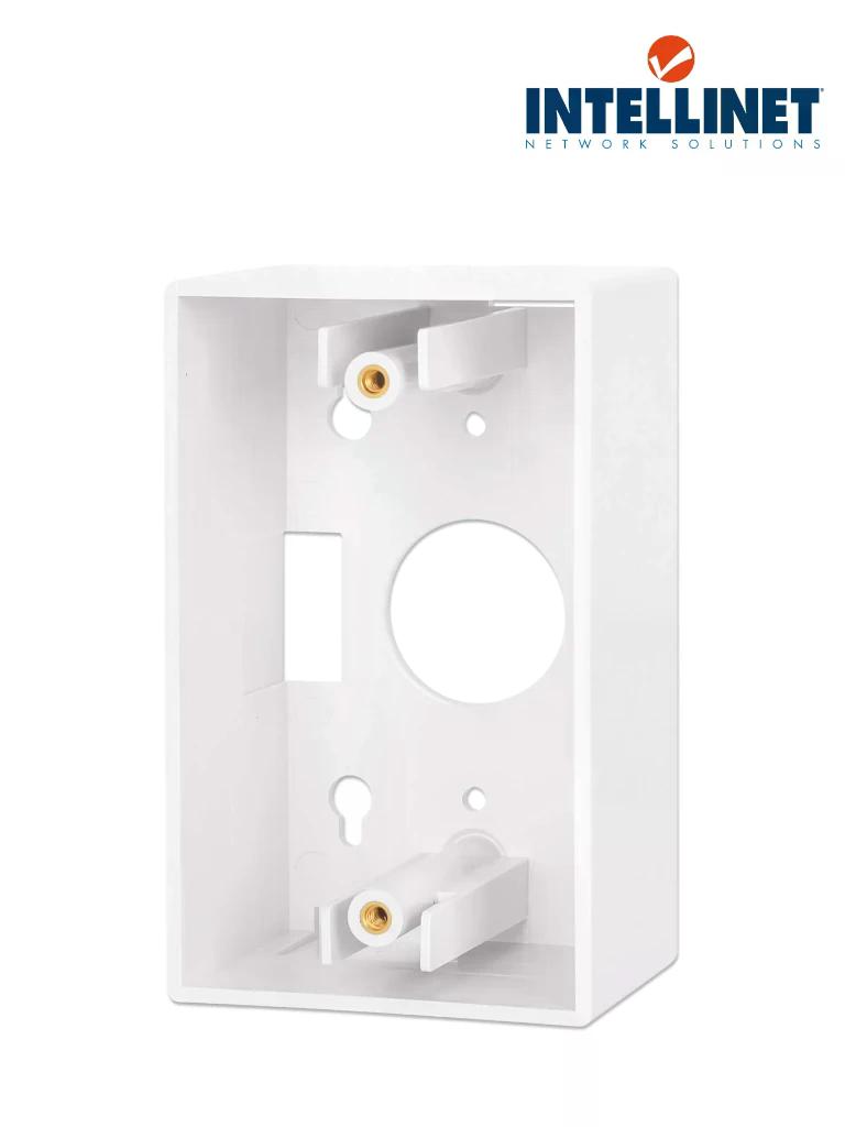 INTELLINET 517874 Caja para pared Conexión sencilla, 4.8 cm de profundidad, blanco Conexión sencilla, 4.8 cm de profundidad, blanco