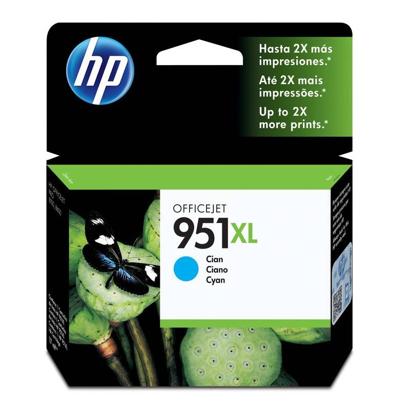 CARTUCHO HP 951XL CIAN OFFICEJET PARA 8600 K8600 8600+ 8100 CN046AL