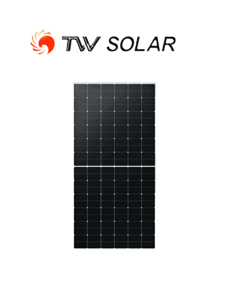 TW SOLAR TWMNH-66HD-625W N-type Half-cell bifacial - Módulo Solar Bifacial 625W / Marco de aleación de aluminio anodizado / 132 Celdas / Capa Antirreflejo / Protección IP68 #SOLAR