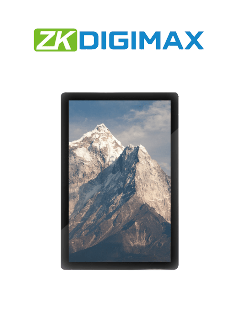 ZKTECO DG03A3W15 - Pantalla LED 15.6 Pulgadas para Publicidad Digital ,Resolución 1920 X 1080 pixeles , Android 11 , 500 Nits de Brillo , 50000 horas de vida