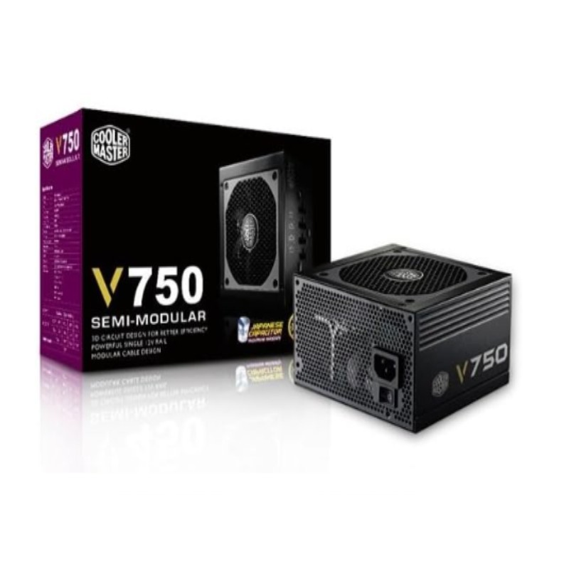 (OPEN BOX)FUENTE DE PODER COOLER MASTER V-750W SM GOLD RS750-AMAAG1-S1